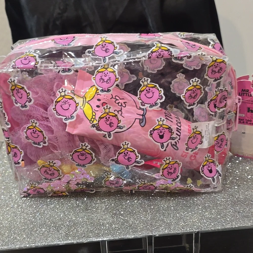 Little Miss Princess Shower Gel & Puff Gift Set w/Confetti Bag
